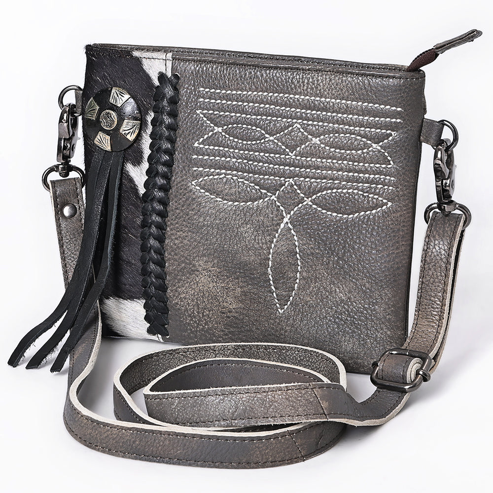 American Darling Crossbody Hair On Genuine Leather Western Women Bag Handbag Purse | for Cute