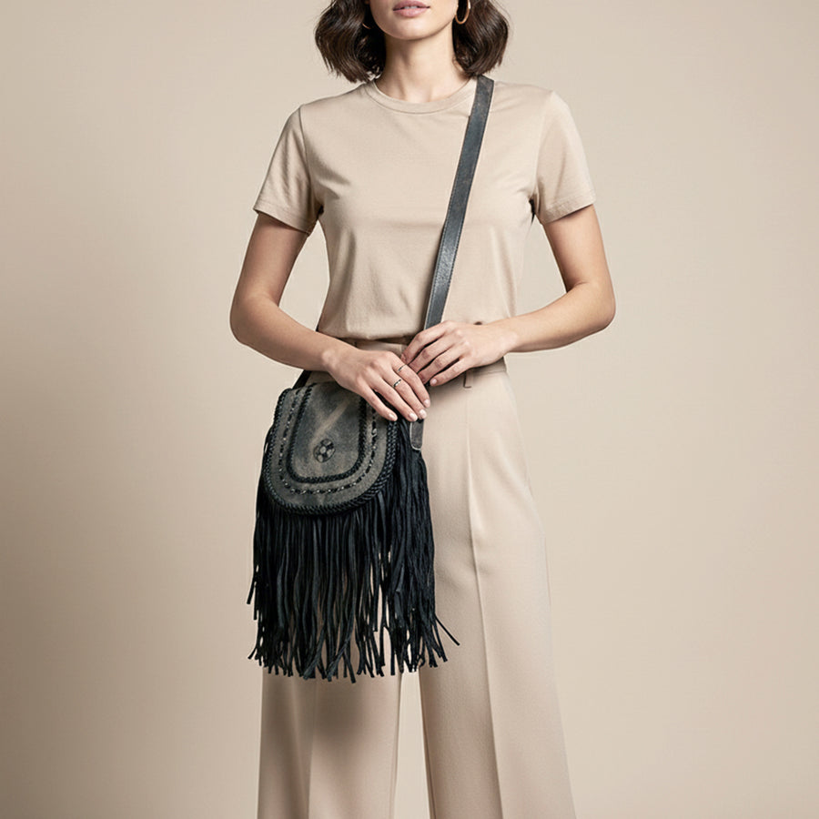 American Darling Crossbody Full Grain Genuine Western Leather Women Bag | Handbag Purse for Cute