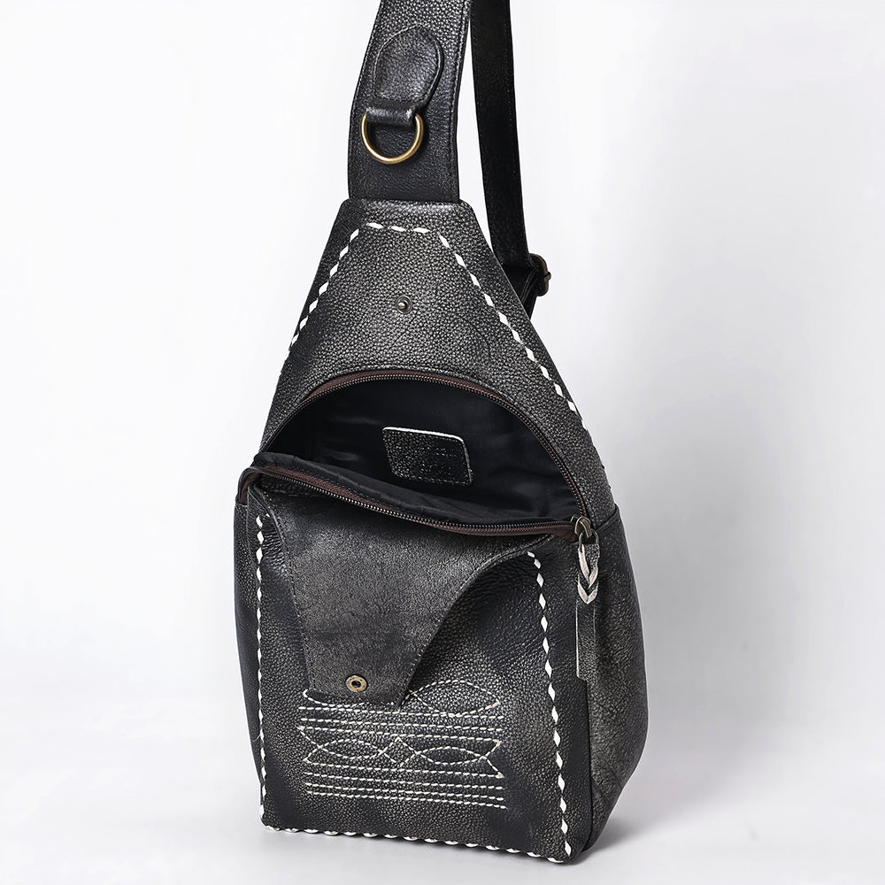 American Darling  GenuinSlinge Leather Women Bag Western Handbag |
