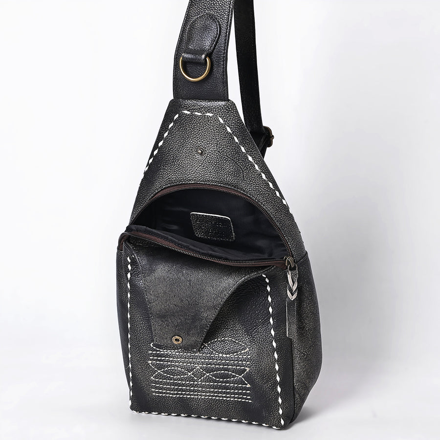 American Darling Sling Genuine Leather Women Bag Western Handbag