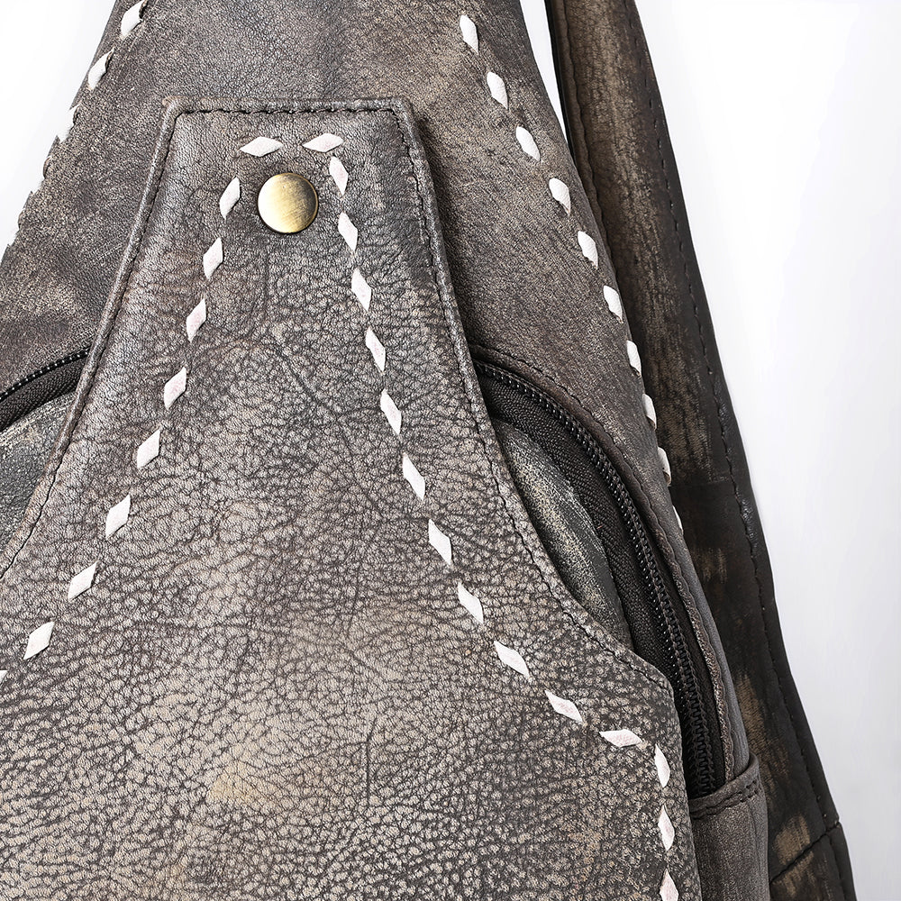 American Darling Sling Genuine Leather Women Bag Western Handbag |