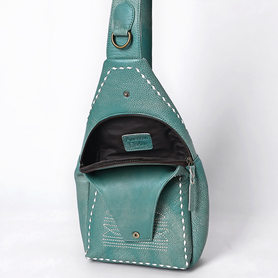 American Darling Sling Genuine Leather Women Bag Western Handbag