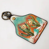 American Darling ADKRM144 Hand Painted Genuine Leather Keyring