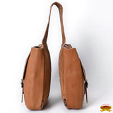 Hilason Western Horse Trail Riding Heavy Duty Genuine Leather Saddle Bag