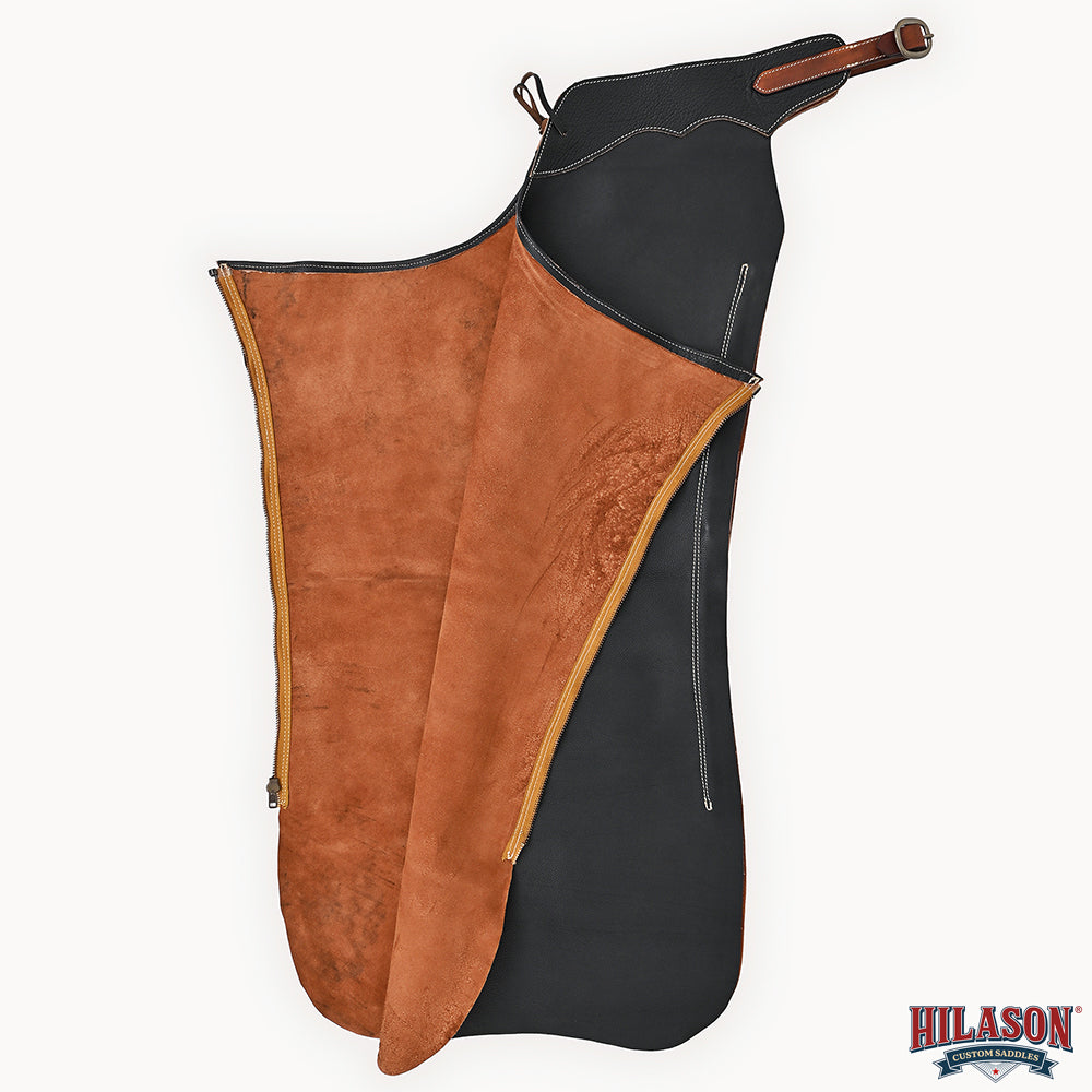 HILASON Western Horse Bull Riding Adult Rodeo Genuine Handmade Leather Chaps
