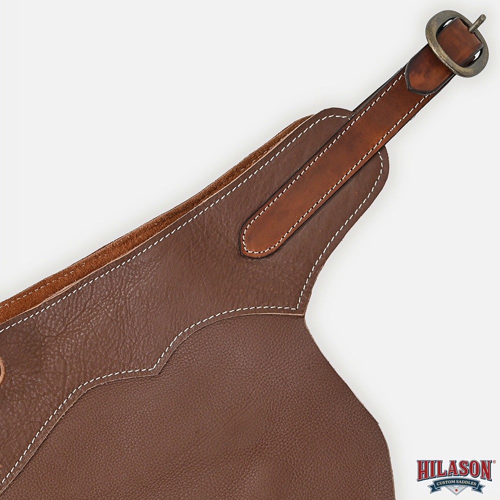 HILASON Western Horse Bull Riding Adult Rodeo Genuine Handmade Leather Chaps