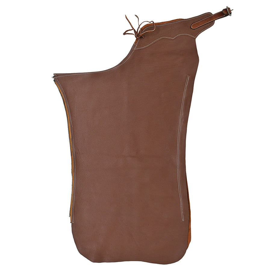 HILASON Western Horse Bull Riding Adult Rodeo Genuine Handmade Leather Chaps - Uhorse