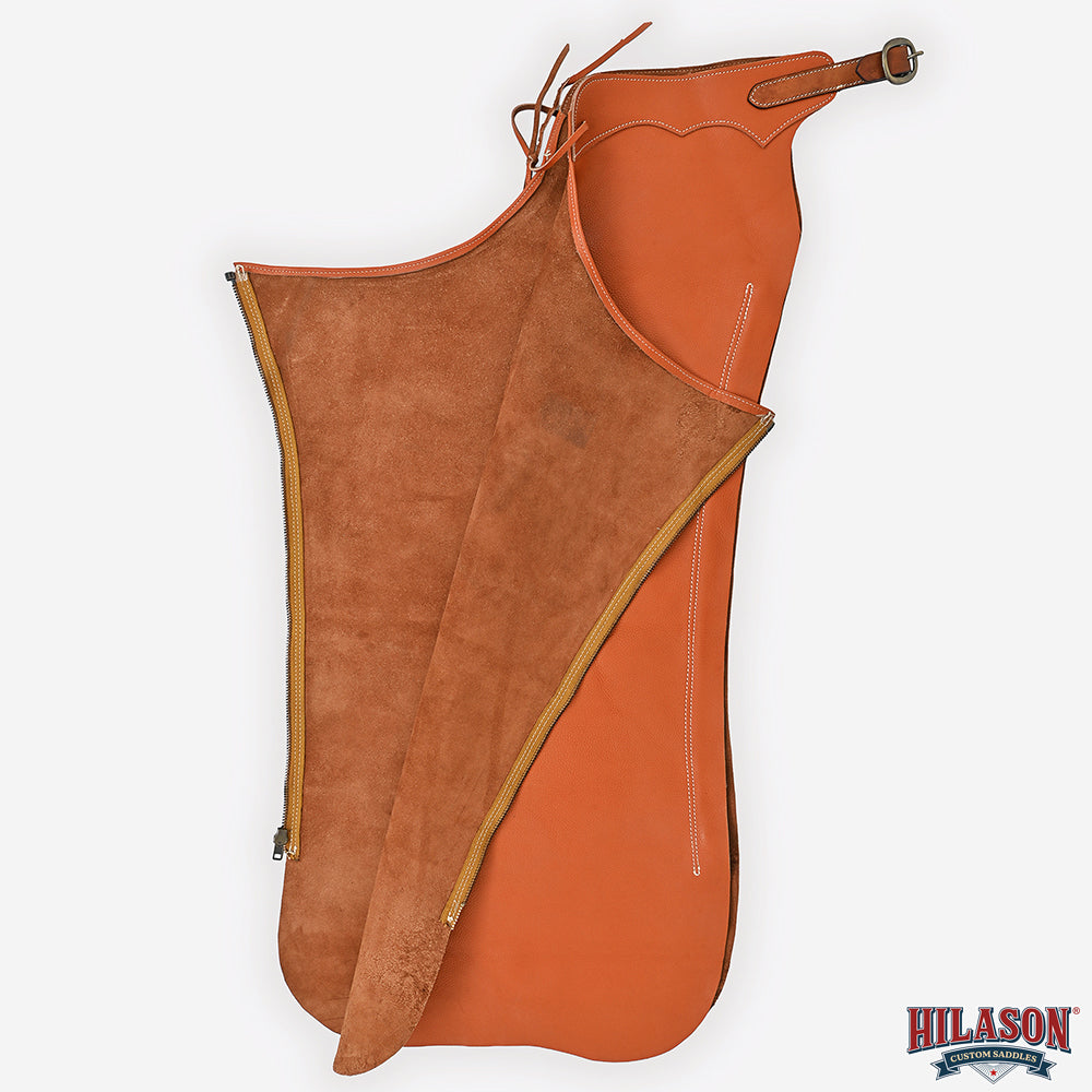 HILASON Western Horse Bull Riding Adult Rodeo Genuine Handmade Leather Chaps