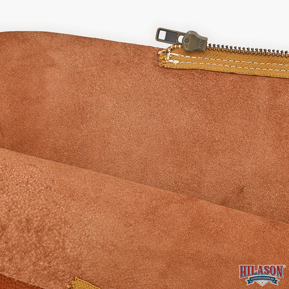 HILASON Western Horse Bull Riding Adult Rodeo Genuine Handmade Leather Chaps