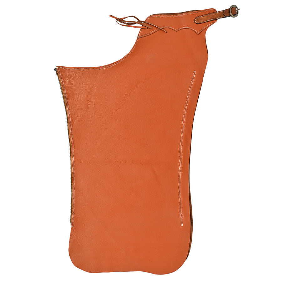 HILASON Western Horse Bull Riding Adult Rodeo Genuine Handmade Leather Chaps - Uhorse