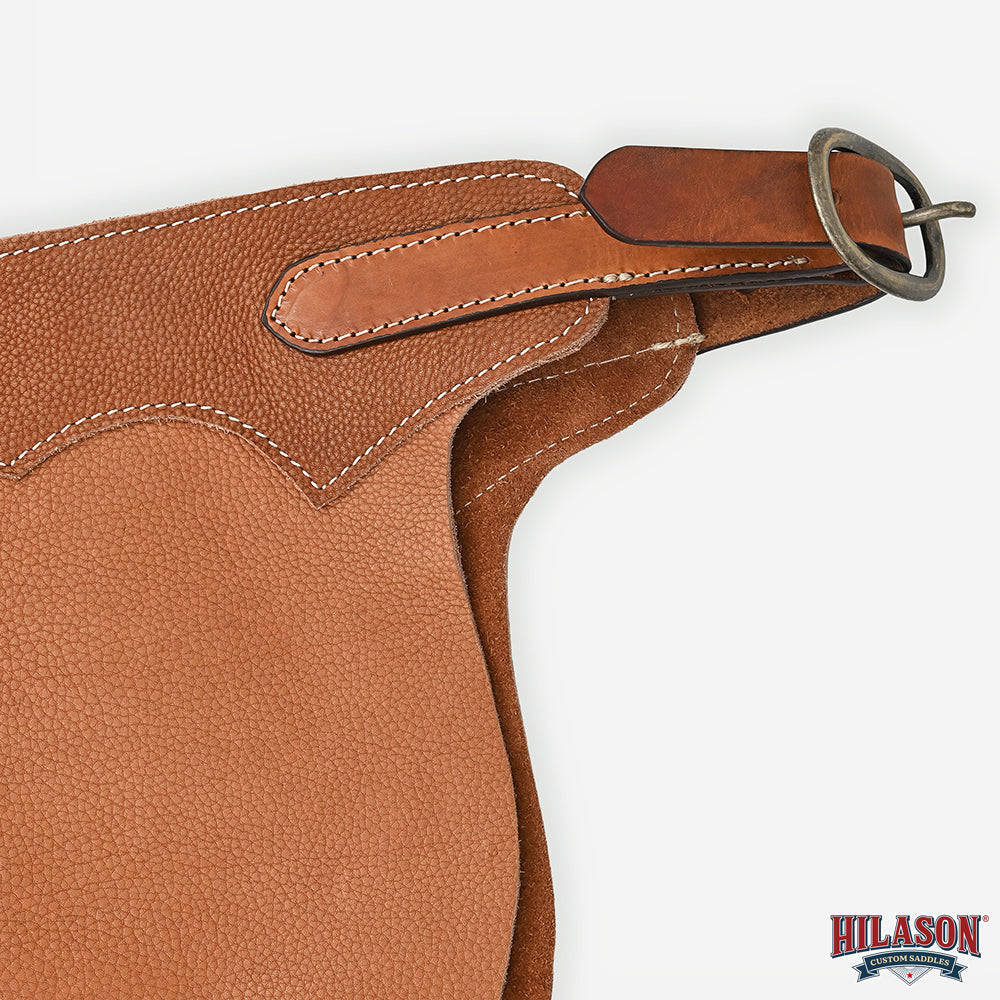 HILASON Western Horse Bull Riding Adult Rodeo Genuine Handmade Leather Chaps