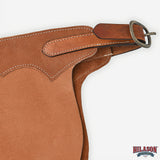 HILASON Western Horse Bull Riding Adult Rodeo Genuine Handmade Leather Chaps