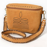 American Darling Crossbody Genuine Suede Leather Women Bag Western Handbag Purse| Women's Handbags |