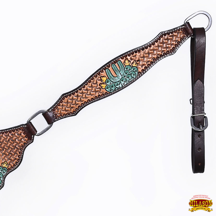 HILASON Western Horse Headstall Breast Collar Set American Leather | Tack for Horses