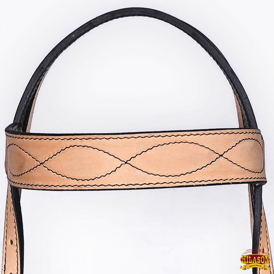 HILASON Western Horse Headstall Breast Collar Set American Leather | Tack for Horse