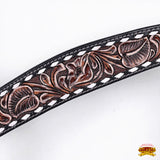 HILASON Western Horse Hand Carved American Leather Breast Collar Headstall