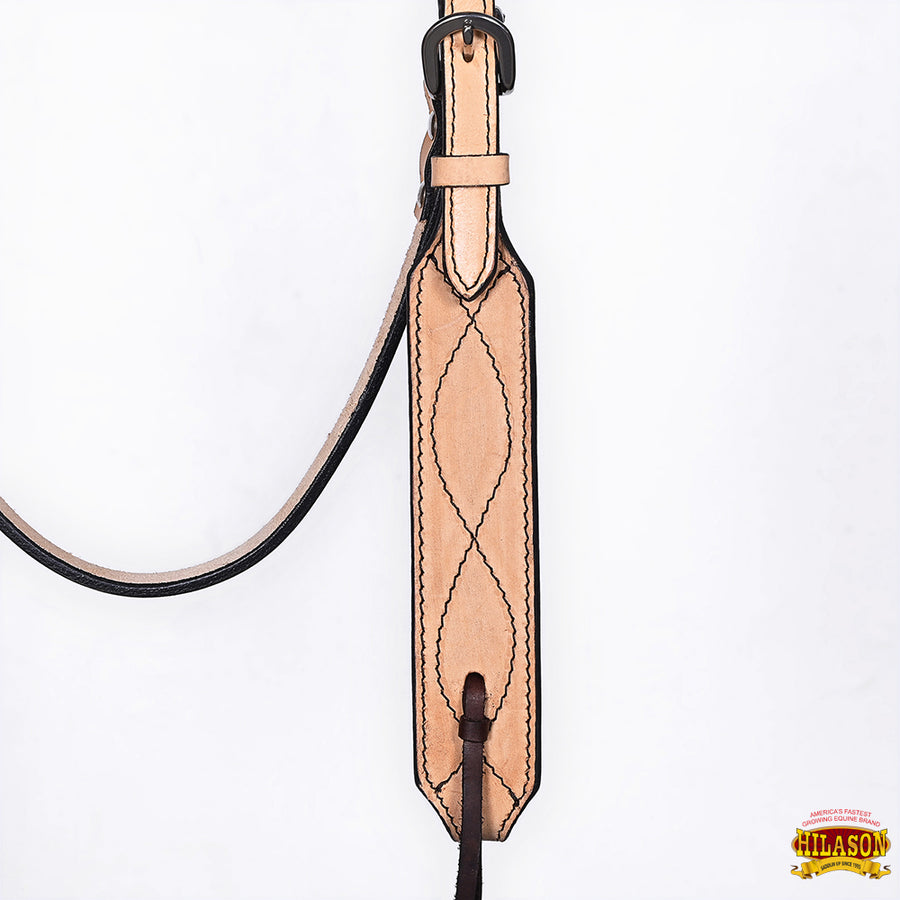 HILASON Western Horse Headstall Breast Collar Set American Leather | Tack for Horse