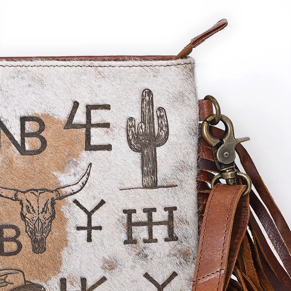 American Darling Cross Body Hair On Full Grain Genuine Leather Western Women Bag Handbag Purse | Purses for Cute