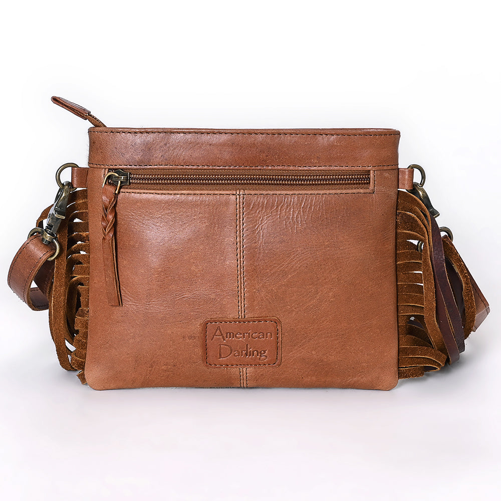 American Darling Cross Body Hair On Full Grain Genuine Leather Western Women Bag Handbag Purse | Purses for Cute