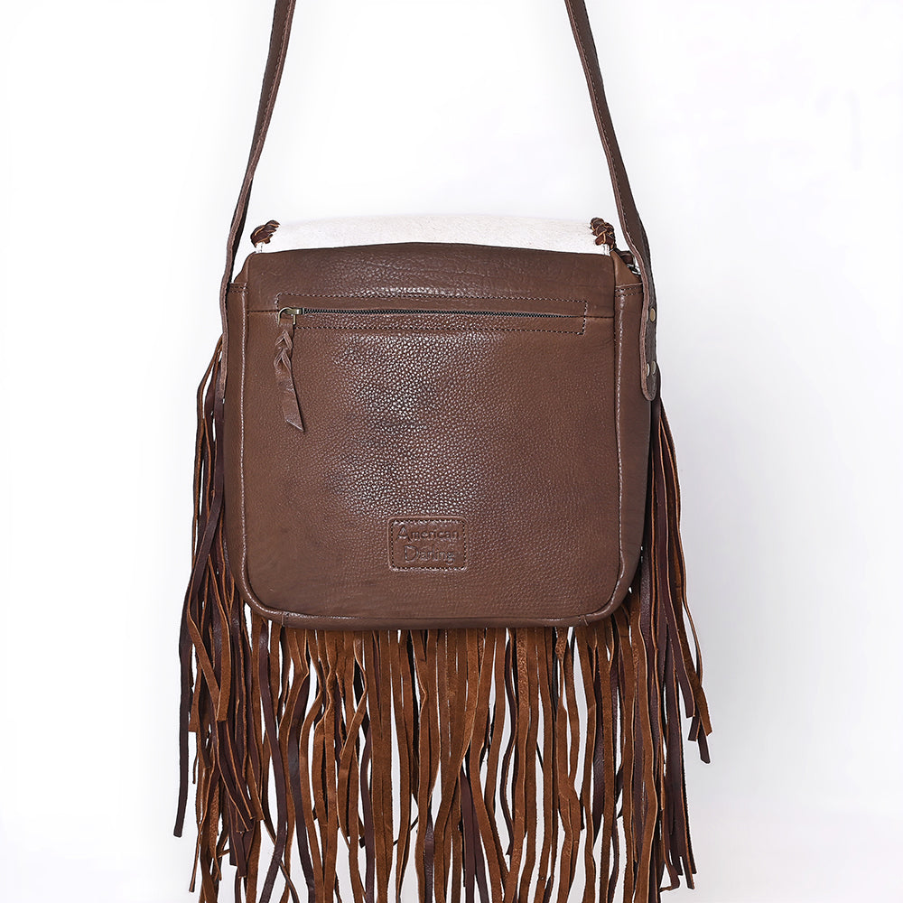 American Darling Cross Body Hair On Full Grain Genuine Leather Western Women Bag Handbag Purse | Purses for Cute