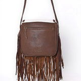 American Darling Cross Body Hair On Full Grain Genuine Leather Western Women Bag Handbag Purse | Purses for Cute