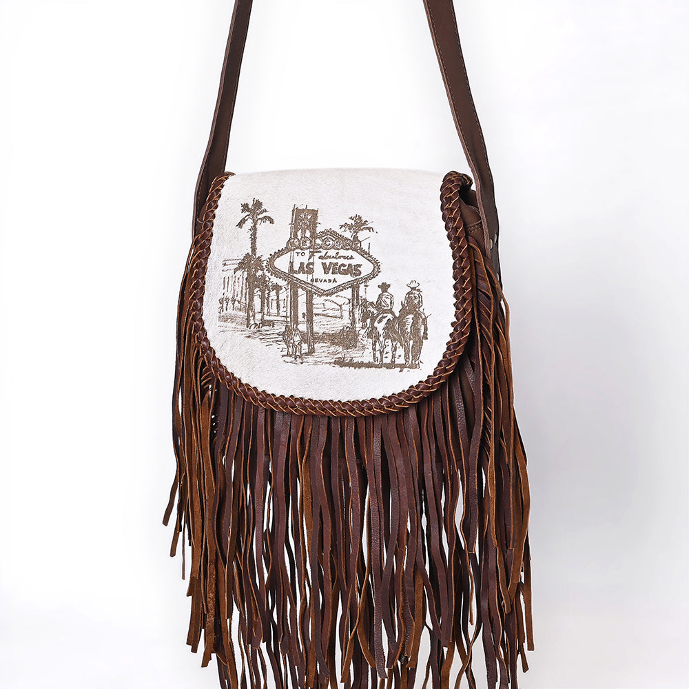 American Darling Cross Body Hair On Full Grain Genuine Leather Western Women Bag Handbag Purse | Purses for Cute