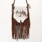 American Darling Crossbody Hair On Genuine Leather Western Women Bag Handbag Purse | for Cute