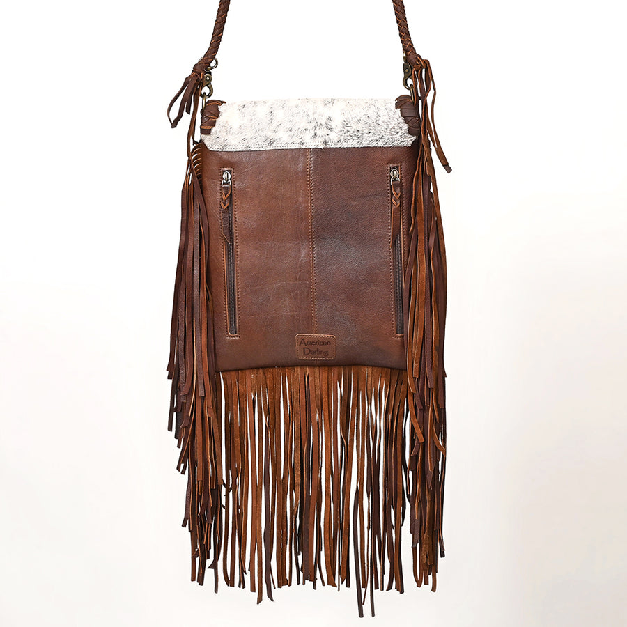 American Darling Messenger Hair On Genuine Leather Western Women Bag Handbag Purse | for Cute
