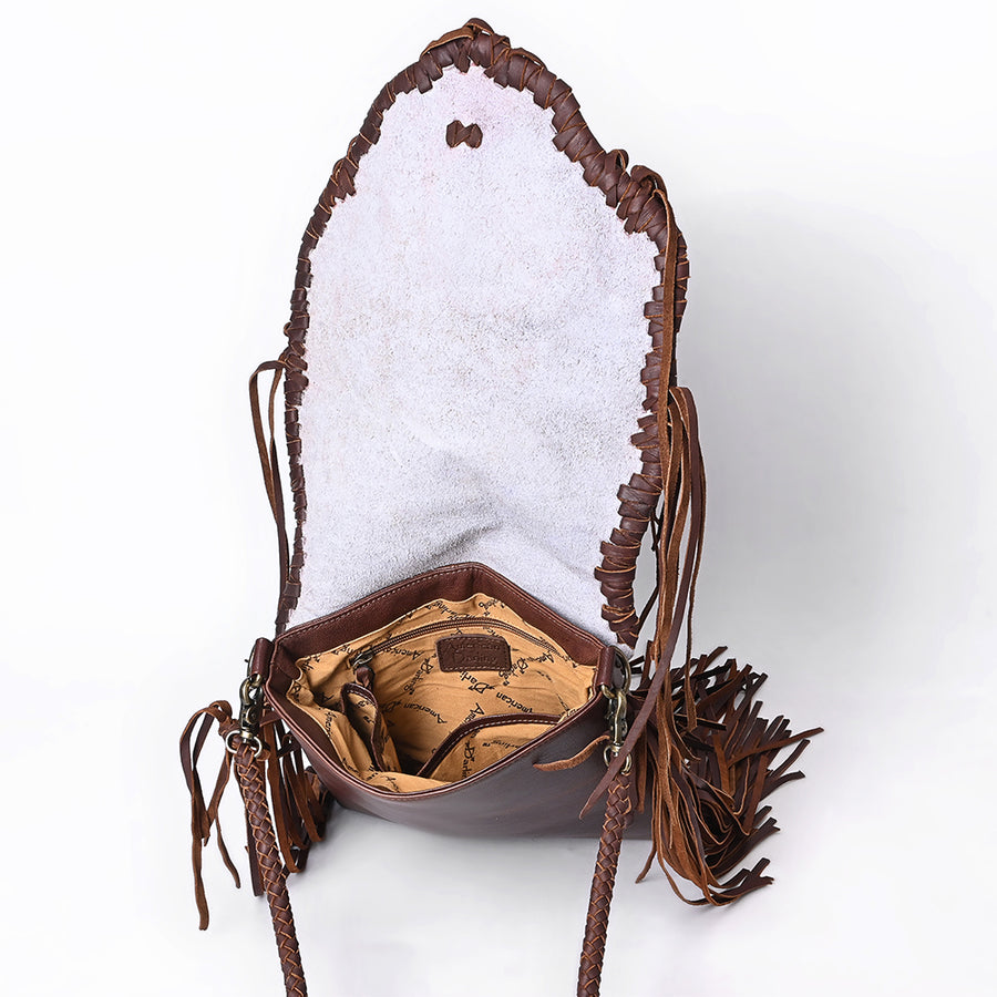 American Darling Messenger Hair On Genuine Leather Western Women Bag Handbag Purse | for Cute