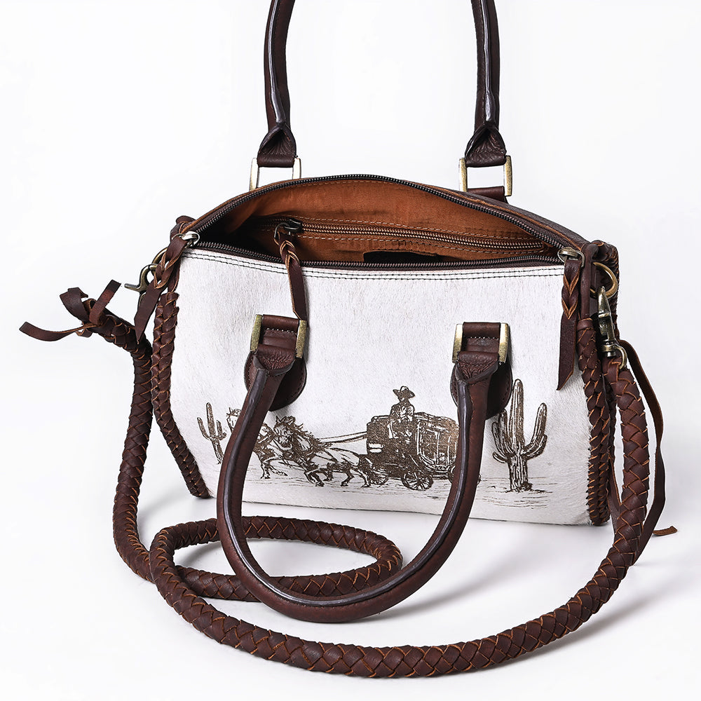 American Darling Tote Hair on Genuine Leather Western Women Bag Handbag Purse | Travel Bags College Casual