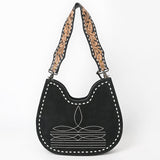 American Darling Hobo Suede Hand Tooled Genuine Leather Women Bag Western Handbag Purse