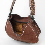 American Darling Hobo Suede Hand Tooled Genuine Leather Women Bag Western Handbag Purse