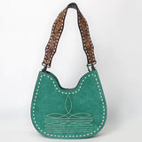 American Darling Hobo Suede Hand Tooled Genuine Leather Women Bag Western Handbag Purse