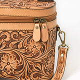 American Darling Jewelry Case Hand Tooled Genuine Western Leather Women Bag Handbag Purse|