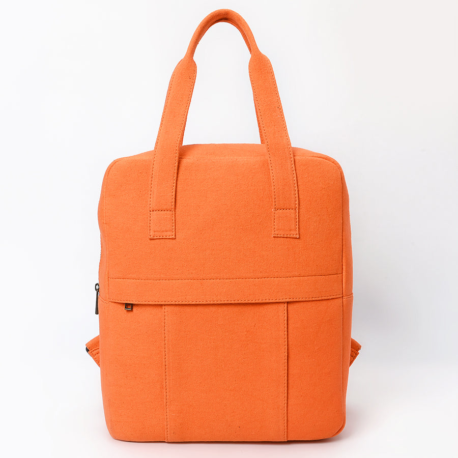 OHLAY Tote Upcycled Canvas Genuine Leather Women Bag Western Handbag Purse