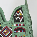 American Darling Small Crossbody Suede Genuine Leather Women Western Handbag |