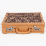 American Darling Jewelry Case Hand Tooled Genuine Leather Women's Bag Western Handbag Purse |Briefcase