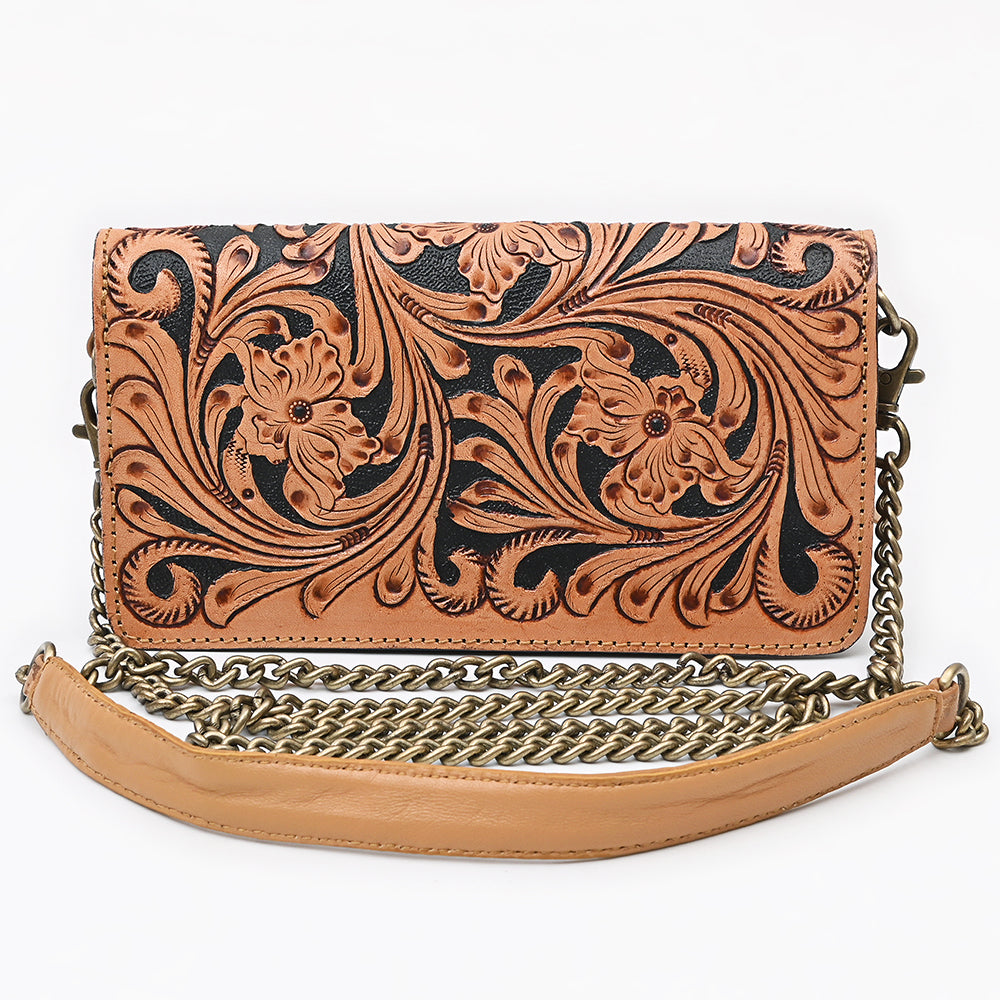 American Darling Organiser Bag Beautifully Hand Tooled Leather women