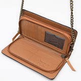 American Darling Organiser Bag Beautifully Hand Tooled Leather women