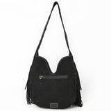 American Darling Large Crossbody Suede Genuine Leather Women Bag Western Handbag Purse