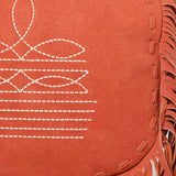 American Darling Large Crossbody Suede Genuine Leather Women Bag Western Handbag Purse