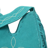 American Darling Large Crossbody Suede Genuine Leather Women Bag Western Handbag Purse