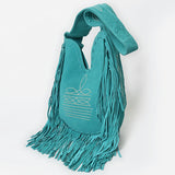 American Darling Large Crossbody Suede Genuine Leather Women Bag Western Handbag Purse