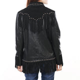 American Darling ADJKT048 Genuine Suede leather Women shirt jacket dress ladies girl