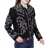 American Darling ADJKT064 Genuine Suede leather Women shirt jacket dress ladies girl