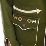 American Darling ADJKT069 Genuine Suede leather Women shirt jacket dress ladies girl