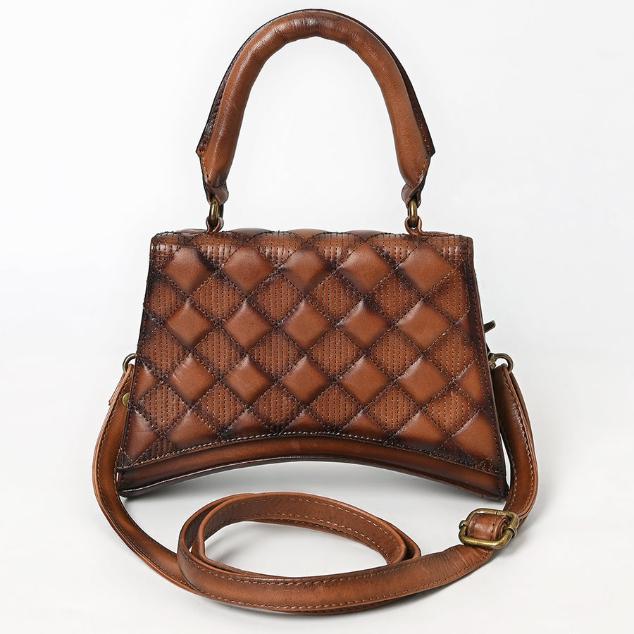 American Darling Cross Body Genuine Leather Women Bag Western Handbag Purse Girls Brown