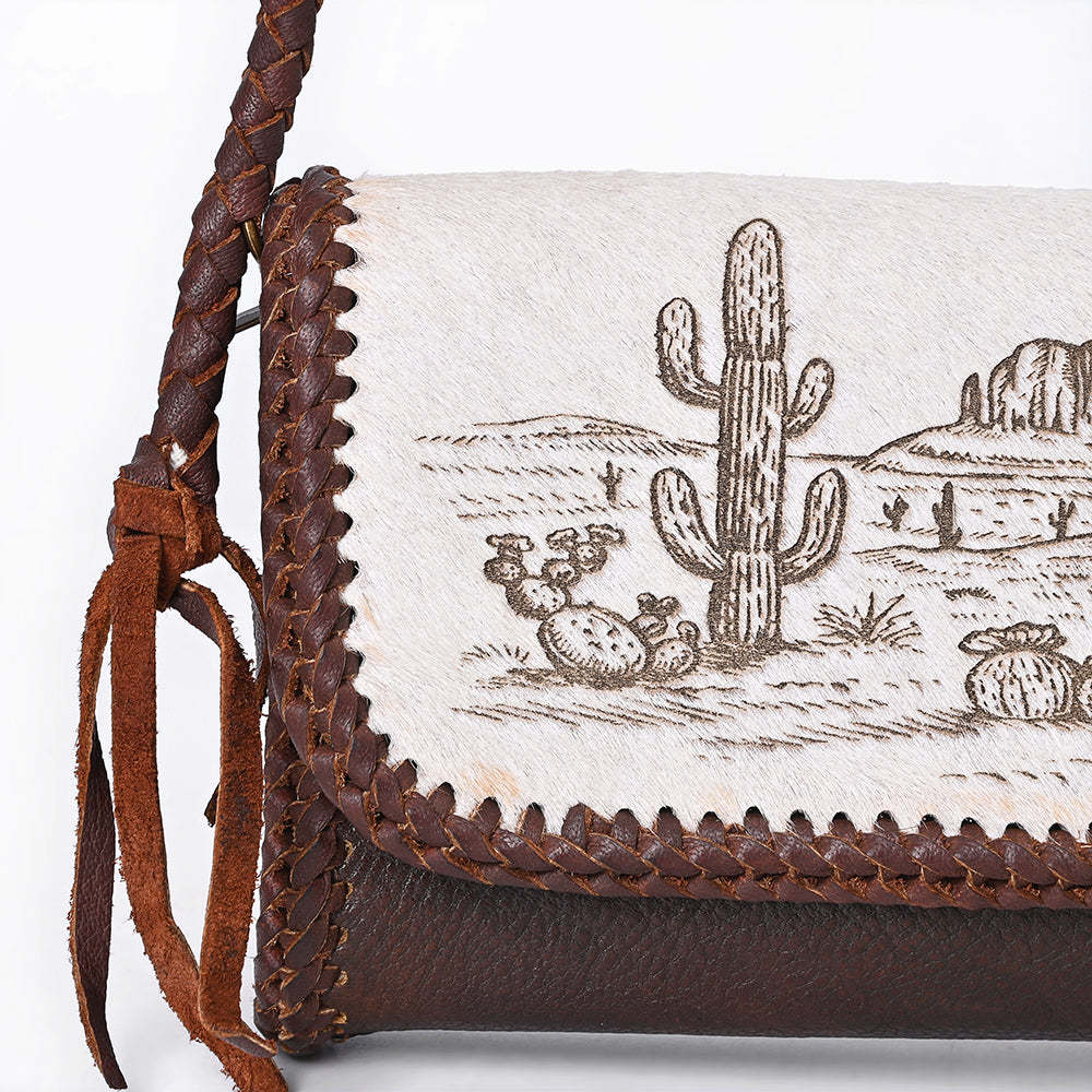 American Darling Cross Body Hair On Genuine Leather Western Women Bag Handbag Purse | for Cute