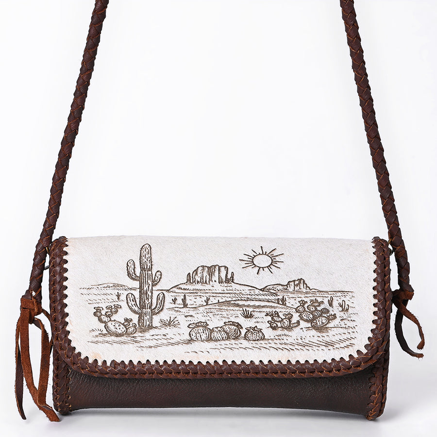American Darling Cross Body Hair On Genuine Leather Western Women Bag Handbag Purse | for Cute