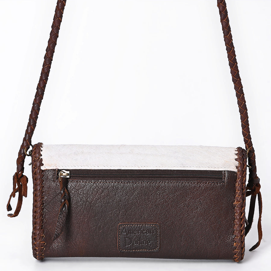 American Darling Cross Body Hair On Genuine Leather Western Women Bag Handbag Purse | for Cute